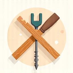 On-site furniture assembly icon