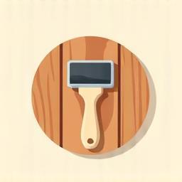 Wood refinishing service icon